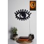 WALLXPERT Zidna LED dekoracija Evil Eye Yellow - slika 1