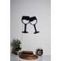 WALLXPERT Zidna LED dekoracija Wine Glasses Yellow - slika 4