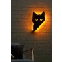 WALLXPERT Zidna LED dekoracija Cat 2 Yellow - slika 3