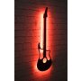 WALLXPERT Zidna LED dekoracija Guitar Red - slika 2