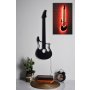 WALLXPERT Zidna LED dekoracija Guitar Red - slika 1