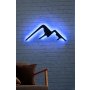 WALLXPERT Zidna LED dekoracija Mountain Blue - slika 3