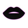 WALLXPERT Zidna LED dekoracija Lips 2 Pink - slika 5