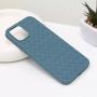 TERACELL Maska Weave za iPhone 12 6.1 Svetlo zelena - slika 1