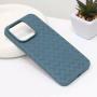 TERACELL Maska Weave za iPhone 14 6.1 Pro Svetlo zelena - slika 1