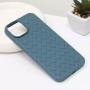 TERACELL Maska Weave za iPhone 14 svetlo zelena - slika 1