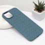 TERACELL Maska Weave za iPhone 14 Plus 6.7 svetlo zelena - slika 1