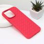 TERACELL Maska Weave za iPhone 14 Pro Max 6.7 crvena - slika 1