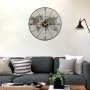WALLXPERT Zidni sat Coordinate Metal Wall Clock APS018 - slika 2