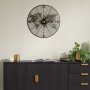 WALLXPERT Zidni sat Coordinate Metal Wall Clock APS018 - slika 1