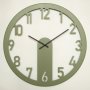WALLXPERT Zidni sat Mood Metal Wall Clock APS114 Green - slika 2