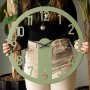 WALLXPERT Zidni sat Mood Metal Wall Clock APS114 Green - slika 1