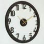 WALLXPERT Zidni sat Stroke Metal Wall Clock APS115 - slika 3