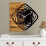 WALLXPERT Zidni sat Wooden Clock 4 - slika 1