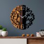 WALLXPERT Zidni sat Wooden Clock 71 - slika 1
