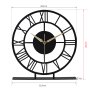 WALLXPERT Stoni sat Roman Black - slika 4