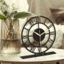 WALLXPERT Stoni sat Roman Black - slika 1