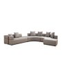 Atelier del Sofa Ugaona garnitura Gondol 4 (CHL SOL CHL SAG 3R) Grey - slika 2