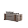 Atelier del Sofa Ugaona garnitura Gondol 4 (CHL SOL CHL SAG 3R) Grey - slika 4