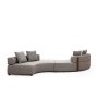 Atelier del Sofa Ugaona garnitura Gondol 5 (CHL SAG CHL SAG) Grey - slika 2