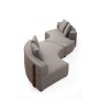 Atelier del Sofa Ugaona garnitura Gondol 5 (CHL SAG CHL SAG) Grey - slika 3