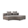Atelier del Sofa Ugaona garnitura Gondol 5 (CHL SAG CHL SAG) Grey - slika 5