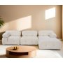 Atelier del Sofa Ugaona garnitura Bubble Beige L1 O1 1R PUF - slika 1