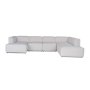Atelier del Sofa Ugaona garnitura More Pars (M5 M1 M1 M2 M3) White - slika 1