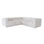 Atelier del Sofa Ugaona garnitura More Pars (M2 M1 M2 M1 M2) White - slika 1