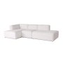 Atelier del Sofa Ugaona garnitura More Pars (M5 M1 M3) White - slika 1