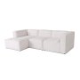 Atelier del Sofa Ugaona garnitura More Pars (M5 M1 M2) White - slika 1