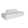 Atelier del Sofa Ugaona garnitura More Pars (M4 M3) White - slika 2