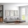Atelier del Sofa Ugaona garnitura Eti Black Right Grey - slika 2