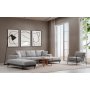 Atelier del Sofa Ugaona garnitura Eti Black Right Grey - slika 5