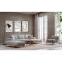 Atelier del Sofa Ugaona garnitura Eti Oak Right Grey - slika 5