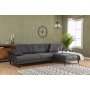 Atelier del Sofa Ugaona garnitura Mustang Small Right Anthracite - slika 2