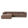 Atelier del Sofa Ugaona garnitura Mora XL (ChlLeft O1 1R) Brown - slika 3