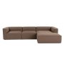 Atelier del Sofa Ugaona garnitura Mora XL (L1 O1 ChlRight) Brown - slika 3