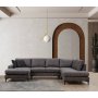 Atelier del Sofa Ugaona garnitura Porto Corner (CHL 02 C EOT) Anthracite - slika 2
