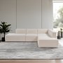 Atelier del Sofa Ugaona garnitura More B (M4 M2 M1 M3) White - slika 3