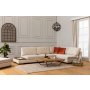 Atelier del Sofa Ugaona garnitura Tulip Corner Right Without Pouf Beige - slika 1