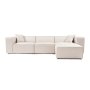 Atelier del Sofa Ugaona garnitura Lora (L1 O1 1R POUFFE ) Light Brown - slika 4