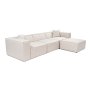 Atelier del Sofa Ugaona garnitura Lora (L1 O1 1R POUFFE ) Light Brown - slika 5