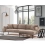 Atelier del Sofa Ugaona garnitura Leo Corner Right Mocha - slika 1