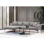 Atelier del Sofa Ugaona garnitura Leo Corner Left Grey - slika 2