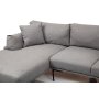 Atelier del Sofa Ugaona garnitura Leo Corner Left Grey - slika 4