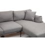 Atelier del Sofa Ugaona garnitura Leo Corner Right Grey - slika 4