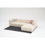 Atelier del Sofa Ugaona garnitura Beyza Right Cream - slika 3