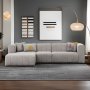 Atelier del Sofa Ugaona garnitura Beyza Left Light Grey - slika 1