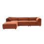 Atelier del Sofa Ugaona garnitura Alpha Left Tile Red - slika 3